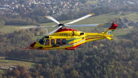 لیونارڈو: AW139 ہیلی کاپٹر نے 100% پائیدار ایندھن کے ساتھ پہلی پرواز مکمل کی