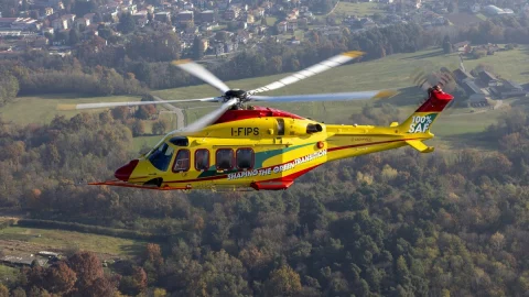 Leonardo: Hubschrauber AW139 absolviert Erstflug mit 100 % nachhaltigem Treibstoff