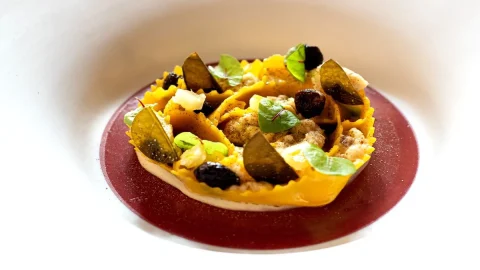 Cartellata de lúcio, batata, alcaparras e azeitonas: receita do chef Maurizio Bufi para dar um toque de originalidade à mesa festiva
