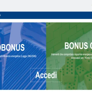 ٹیکس: Ecobonus اور Home Bonus کے لیے Enea پورٹل آن لائن ہے۔ ڈیٹا بھیجنے کا طریقہ یہاں ہے۔