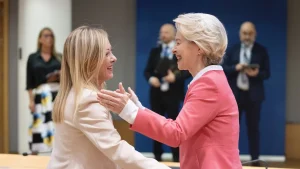 Giorgia Meloni e Ursula von der Leyen