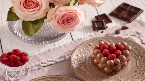 バレンタインデー：すべての恋人たちを想うグルテンフリーのペルジーナチョコレートケーキ
