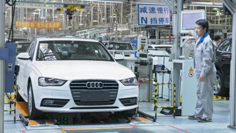Автомобильная промышленность, завод Audi