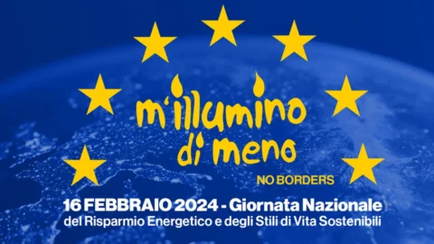 "M'illumino di meno" 20 سال کا ہو جاتا ہے اور یورپ کی طرف چھلانگ لگاتا ہے۔ آج توانائی کی بچت کا دن ہے۔