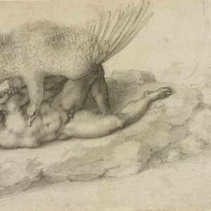 Микеланджело в Британском музее выставлена ​​великая работа «Богоявление» и другие работы на бумаге.