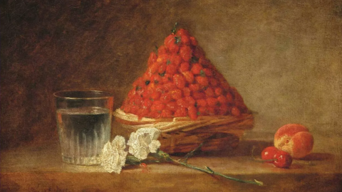 চার্ডিনের "Le Panier de fraises" Louvre সংগ্রহে প্রবেশ করে এবং 21শে মার্চ থেকে জনসাধারণের কাছে দৃশ্যমান হবে