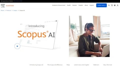 Bilimsel araştırmalarda üretken yapay zeka, Elsevier Scopus AI'yi piyasaya sürdü