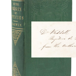 Bibliofilia: o copie rară a cărții lui Darwin despre originea speciilor scoase la licitație la Bonhams din Londra, cu o estimare de 180.000 EUR – 290.000 EUR