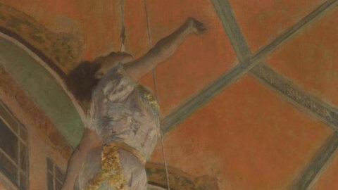 Degas'nın ünlü tablosu “Cirque Fernando'daki Bayan La La” Haziran ayında Londra'daki National Gallery'de sergilenecek