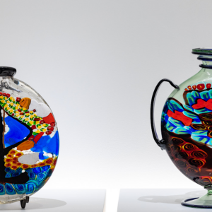 Sticla de Murano din anii 30 si 40