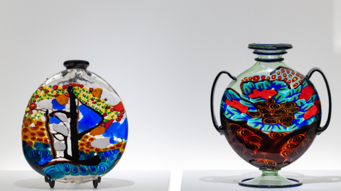 मुरानो ग्लास और वेनिस बिएननेल। सिनी फाउंडेशन में एक ऐतिहासिक प्रदर्शनी