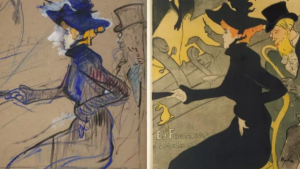 Toulouse-Lautrec Jane Avril au Divan Japonaise