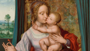 Madonna of the Cherries di Quentin Metsys