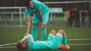 Calciatore infortunato