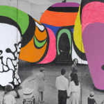Niki de Saint Phalle, Jean Tinguely e Pontus Hultén al Centre Pompidou di Parigi