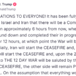 Israele-Iran, Trump annuncia il cessate il fuoco. Teheran conferma. Il ruolo del Qatar