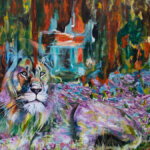 Carla Chiusano alla galleria Liquid Art System di Capri in un dialogo con i grandi maestri attraverso lo sguardo del leone