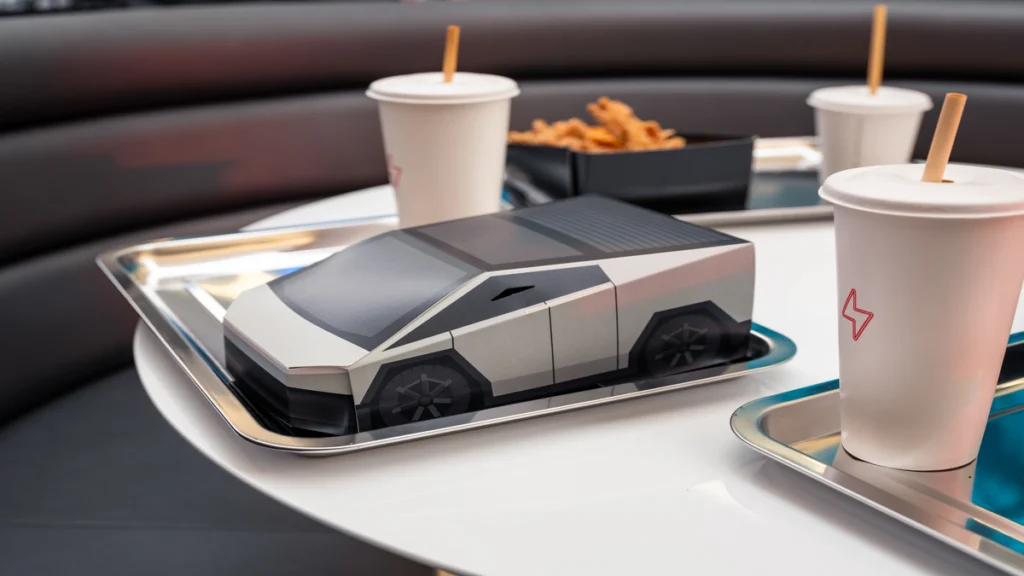 Cybertruck da Tesla Diner