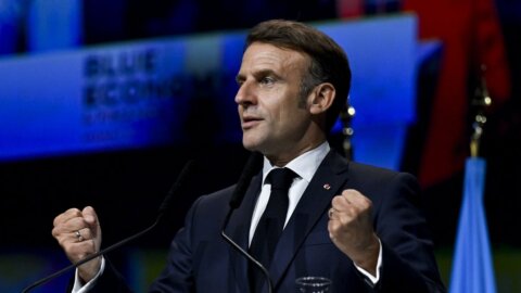 Il presidente francese Emmanuel Macron