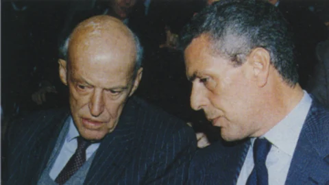 Leopoldo Pirelli e Marco Tronchetti Provera