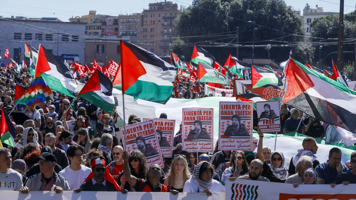 Manifestazione pro Palestina