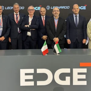 Leonardo menandatangani perjanjian usaha patungan dengan grup Arab Edge untuk teknologi militer.