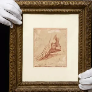 Michelangelo'nun Sistine Şapeli için yaptığı, daha önce yayınlanmamış bu çizim, tarihe geçmeye ve muhtemelen 2026'da Christie's müzayedesinde rekor kırmaya aday.