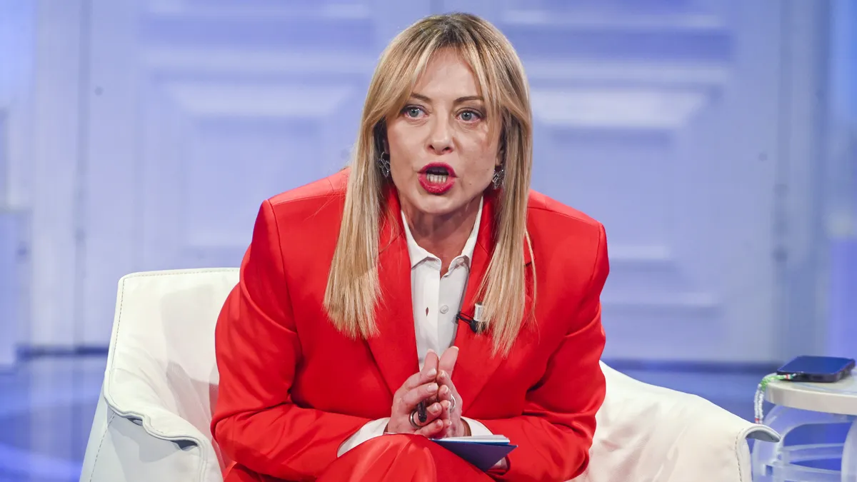 La premier Giorgia Meloni