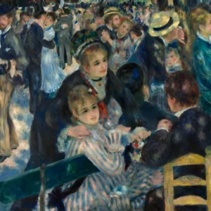 Musée d'Orsay dan Auguste Renoir: Pesta Dansa di Moulin de la Galette, sebuah himne untuk tahun baru penuh kebahagiaan bersama.