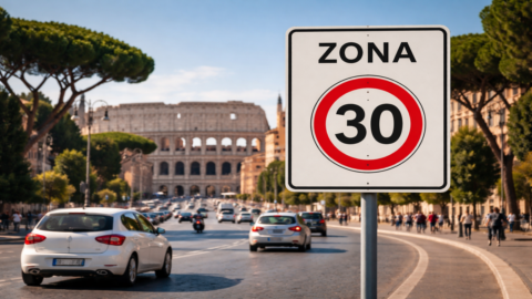 Roma Zona 30: dal 15 gennaio limite a 30 km/h in tutta la Ztl del centro storico