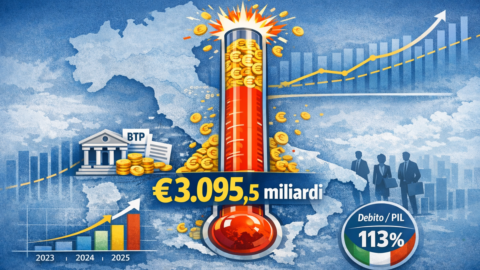 Bankitalia: debito pubblico supera i 3.000 miliardi a dicembre, per colpa della PA centrale