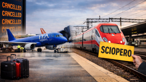 Sciopero aerei e treni 26-28 febbraio 2026: date, orari, fasce di garanzia e voli cancellati