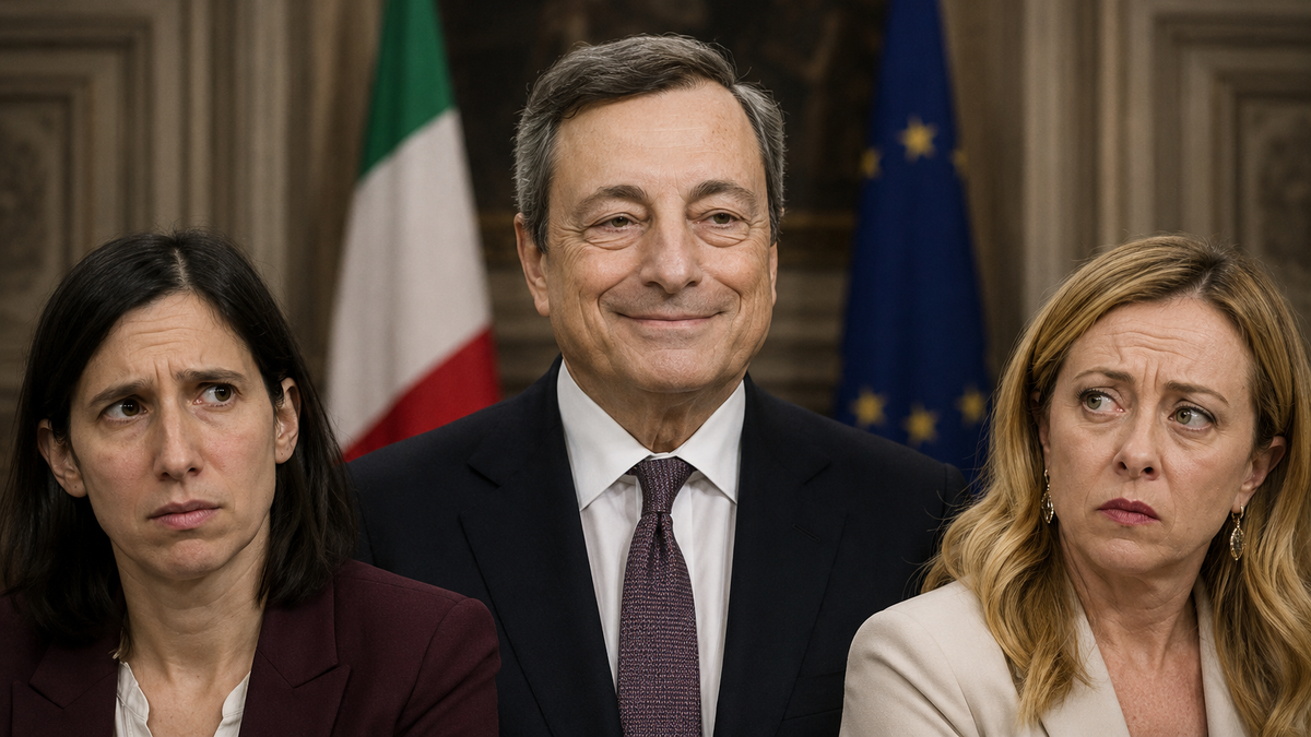Draghi Schlein Meloni