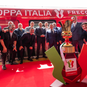 Trenitalia, la Coppa Italia Frecciarossa arriva a Roma in treno