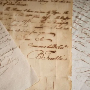 Colecția secolului a lui Benjamin Franklin va fi scoasă la licitație la Sotheby's în New York pe 24 iunie
