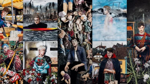 Venezia specchio del turismo globale nella nuova mostra di Hernan Bas