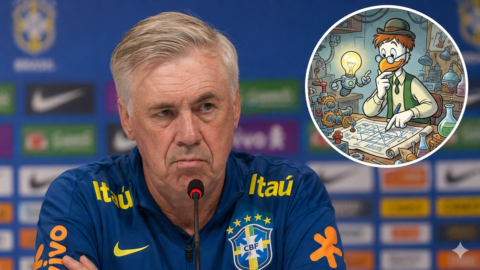 Mondiali 2026: il Brasile fatica, Ancelotti sui social diventa (sarcasticamente) Archimede Pitagorico