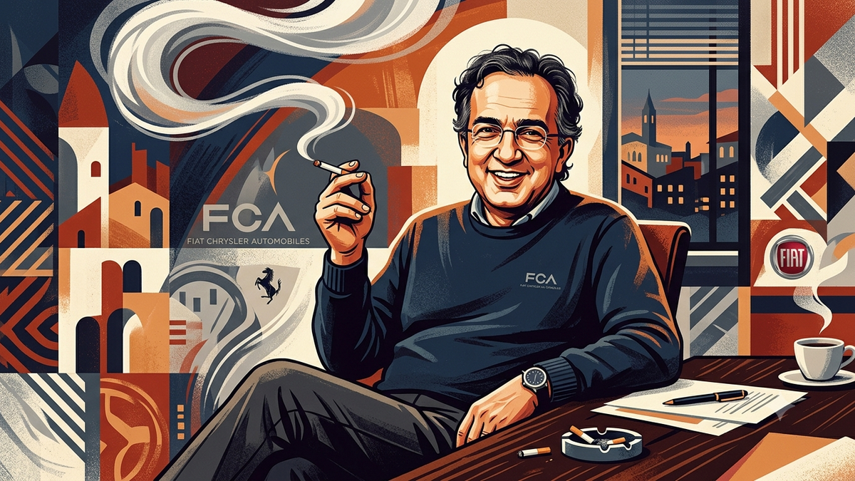 Sergio Marchionne stilizzato