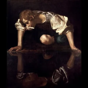 Caravaggio e l’attualità di un capolavoro senza tempo: Narciso e il riflesso che diventa prigione