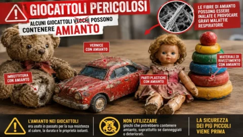 L’amianto che uccide si traveste da giocattolo. Difendiamoci così