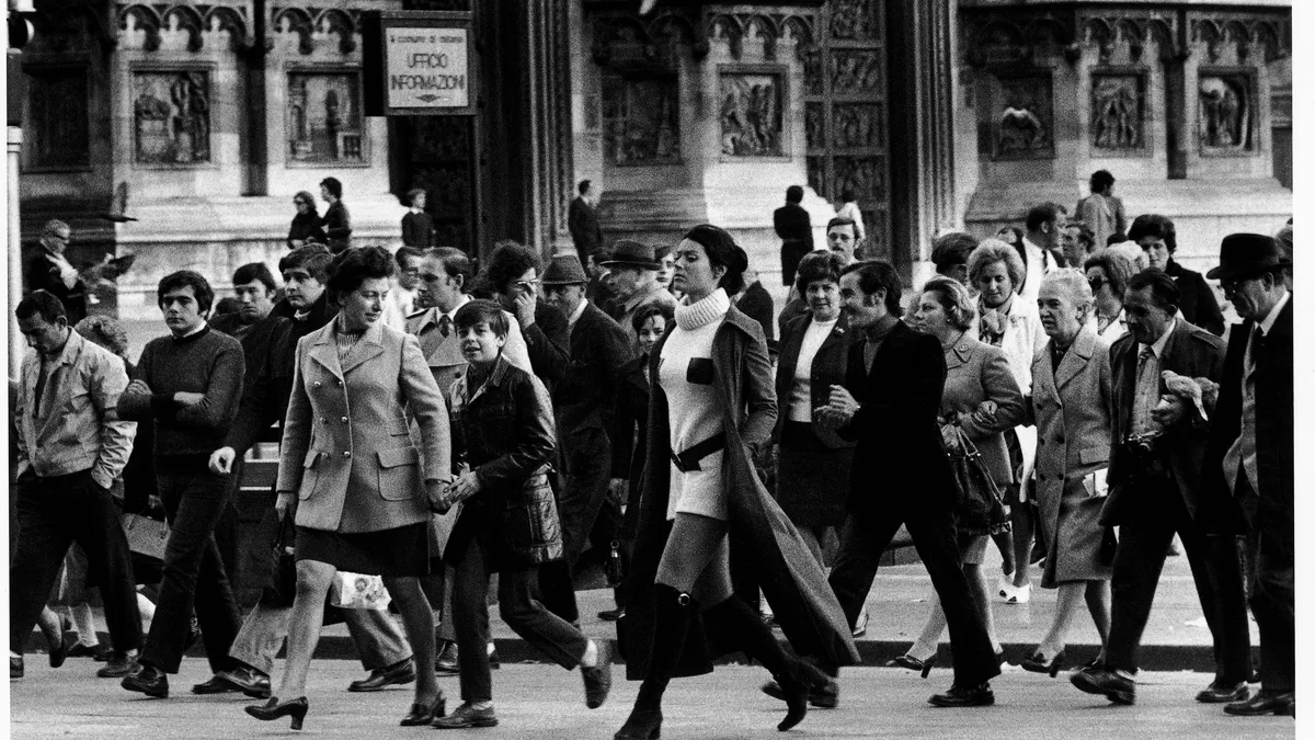 Milano, Piazza del Duomo nel 1970