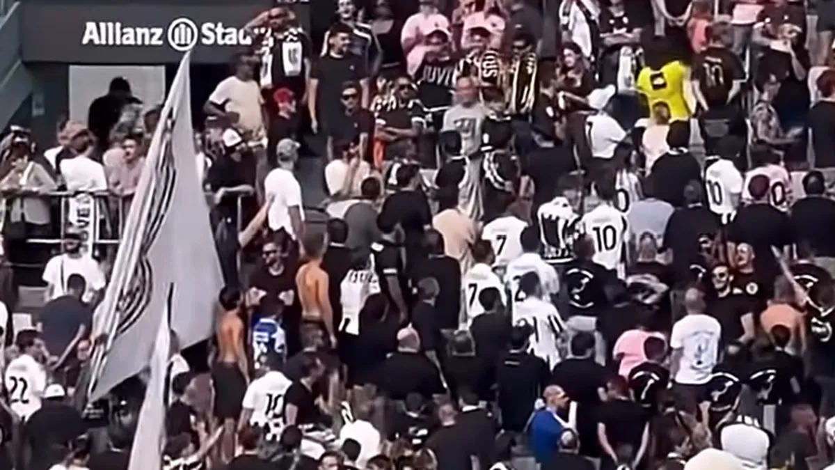 Tifosi juventini allo stadio