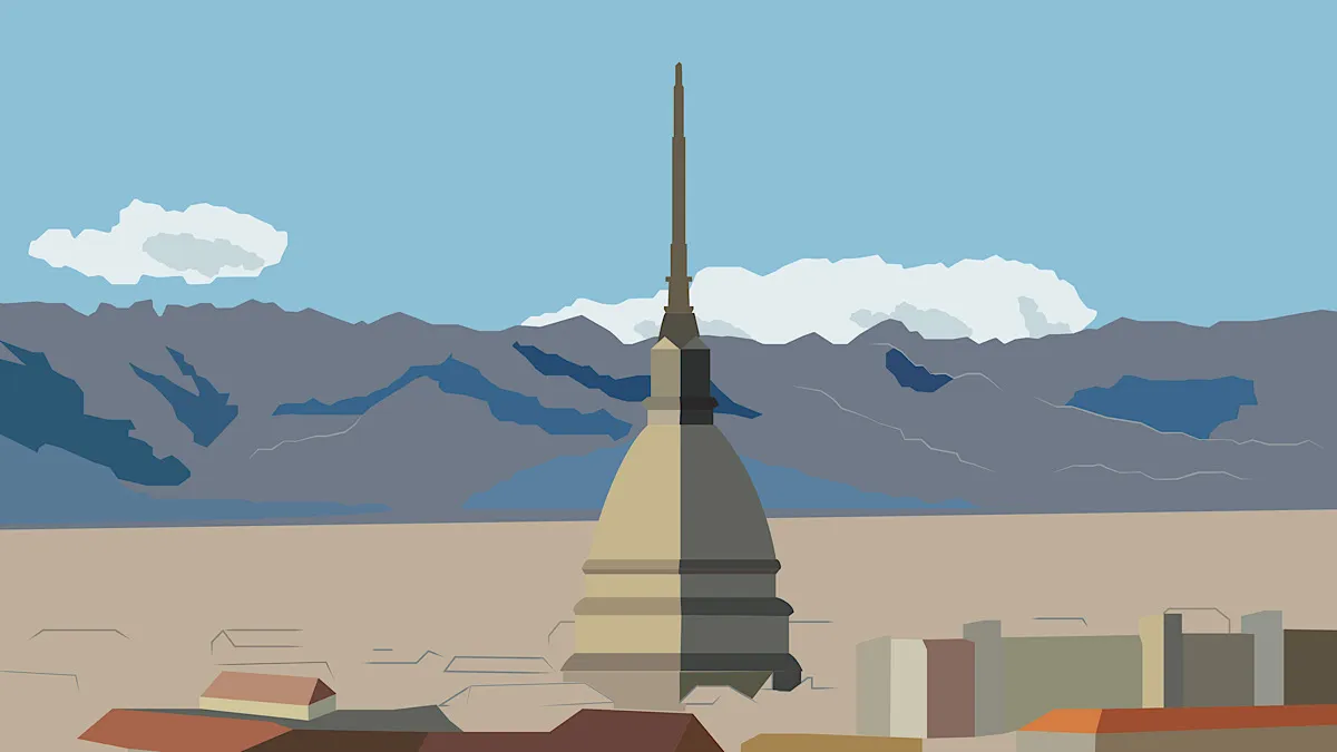 Torino illustrazione
