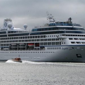 Venecia: parada de grandes barcos en la cuenca de San Marco