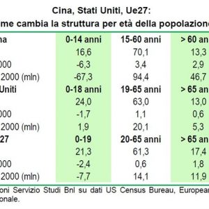 Cina e Usa: i dati dei censimenti. L’invecchiamento della popolazione è un male comune