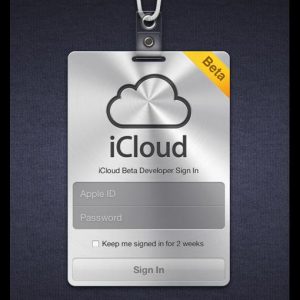 開発者ベータ版で iCloud.com を開きます