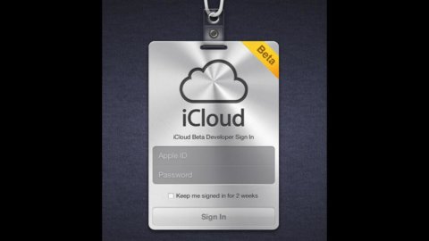 Apre iCloud.com nella versione beta per gli sviluppatori