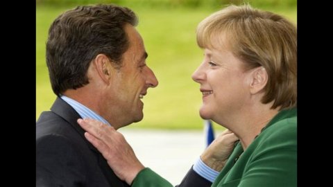 Noua întâlnire Merkel-Sarkozy de marți