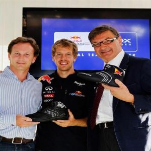 Geox a los pies de… Vettel: El acuerdo entre el fabricante italiano y el equipo Red Bull se ha renovado hasta 2013