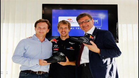 Geox a los pies de… Vettel: El acuerdo entre el fabricante italiano y el equipo Red Bull se ha renovado hasta 2013